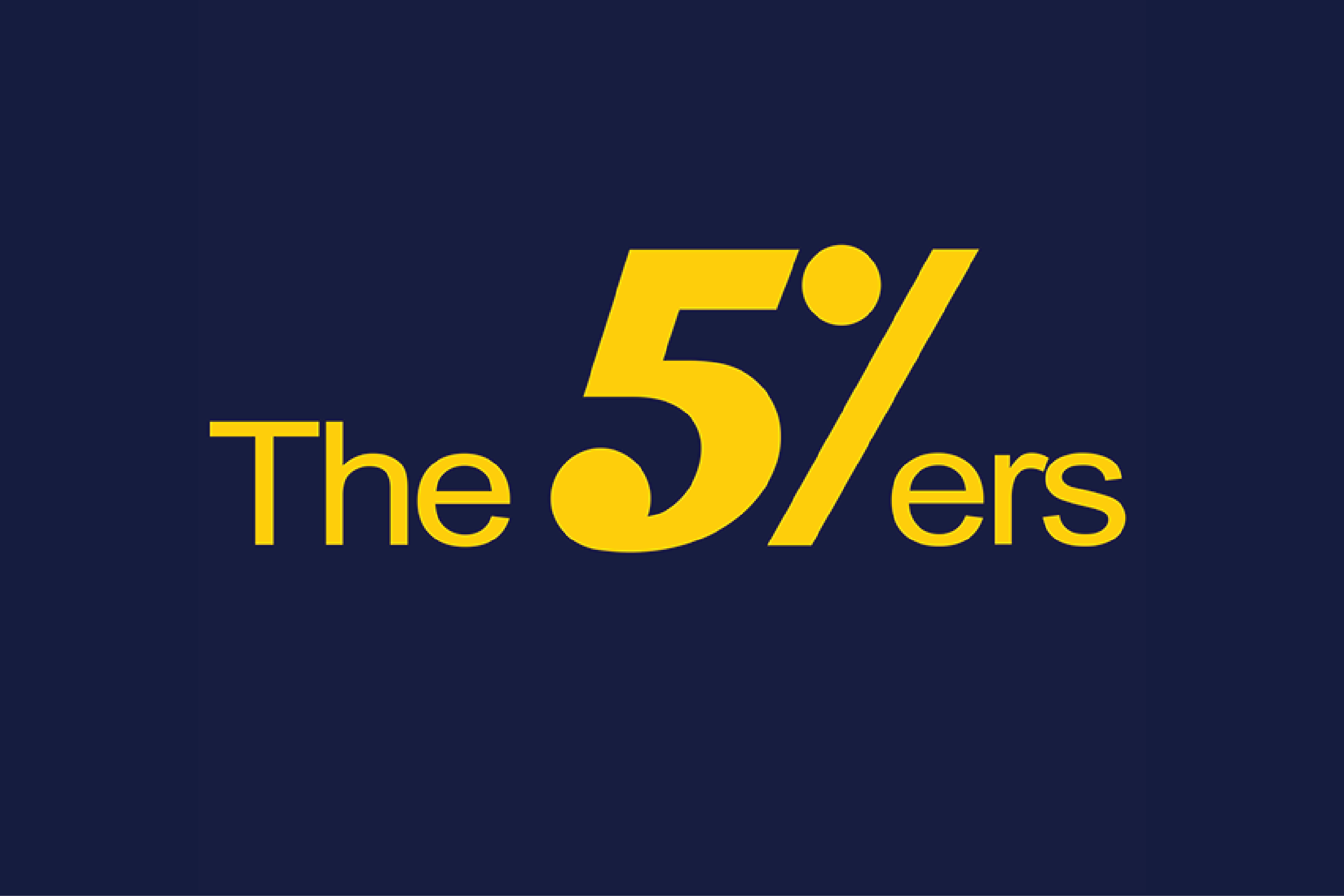 The 5%ers propfirm logo